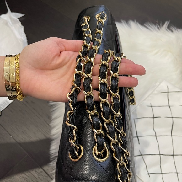 Chanel jumbo caviar gold hardware - Picture 12 of 16